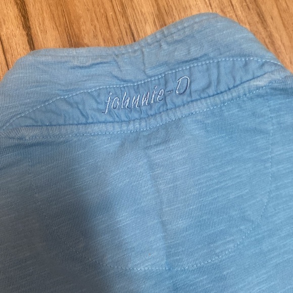 JOHNNIE-O Lightweight Quarter 1/4 Zip Long Sleeve Pullover EUC Blue - Picture 8 of 8